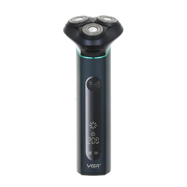 เครื่องโกนหนวดไฟฟ้า VGR V-310 หน้าจอดิจิตอล ใบมีดสามใบ กันน้ำ IPX7 รุ่น V-310