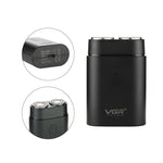 เครื่องโกนหนวดไฟฟ้าพกพา VGR V-341 หัวมีดหมุน 2 ใบ รุ่น V-341