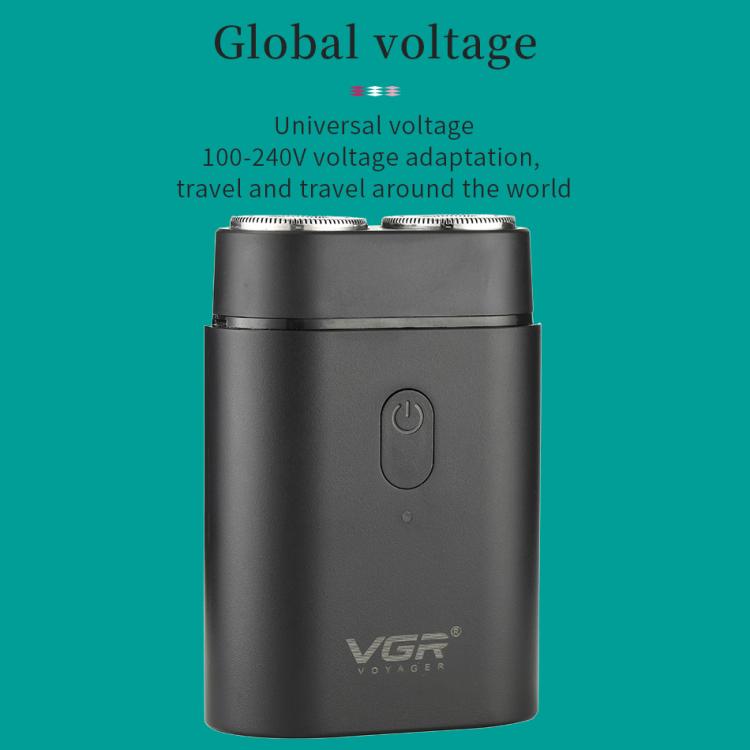 เครื่องโกนหนวดไฟฟ้าพกพา VGR V-341 หัวมีดหมุน 2 ใบ รุ่น V-341