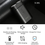 เครื่องโกนหนวดไฟฟ้าพกพา VGR V-341 หัวมีดหมุน 2 ใบ รุ่น V-341