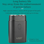 เครื่องโกนหนวดไฟฟ้าพกพา VGR V-341 หัวมีดหมุน 2 ใบ รุ่น V-341