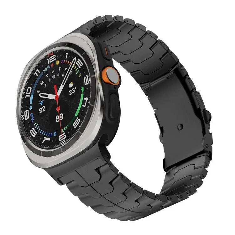สายรัดนาฬิกาโลหะผสมไทเทเนียมหัวเข็มขัดปลอดภัยแบบแยก สำหรับ Samsung Galaxy Watch Ultra 47mm / Ultra 2025