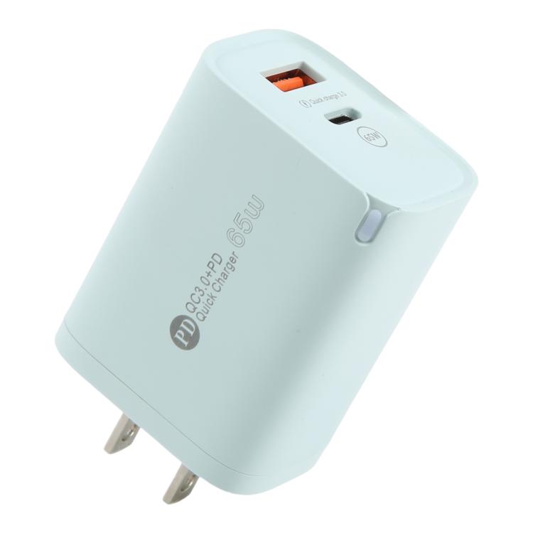 ที่ชาร์จเร็ว AR-PD12 65W QC3.0 USB และ USB-C / Type-C PD ปลั๊ก US, ปลั๊ก US