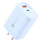 ที่ชาร์จเร็ว AR-PD12 65W QC3.0 USB และ USB-C / Type-C PD ปลั๊ก US, ปลั๊ก US