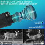 อุปกรณ์ส่องทางไกลกลางแจ้ง NVG07S หน้าจอ OLED กลม 1.39 นิ้ว ความละเอียด 4K แบบติดศีรษะ พร้อมอินฟราเรดสำหรับกลางคืน