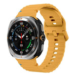 สายซิลิโคน Kalebol เย็บลายคลื่น สำหรับ Samsung Galaxy Watch Ultra 47 มม. / Ultra 2025