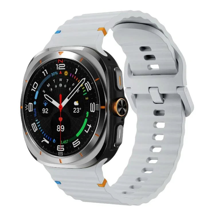 สายซิลิโคน Kalebol เย็บลายคลื่น สำหรับ Samsung Galaxy Watch Ultra 47 มม. / Ultra 2025
