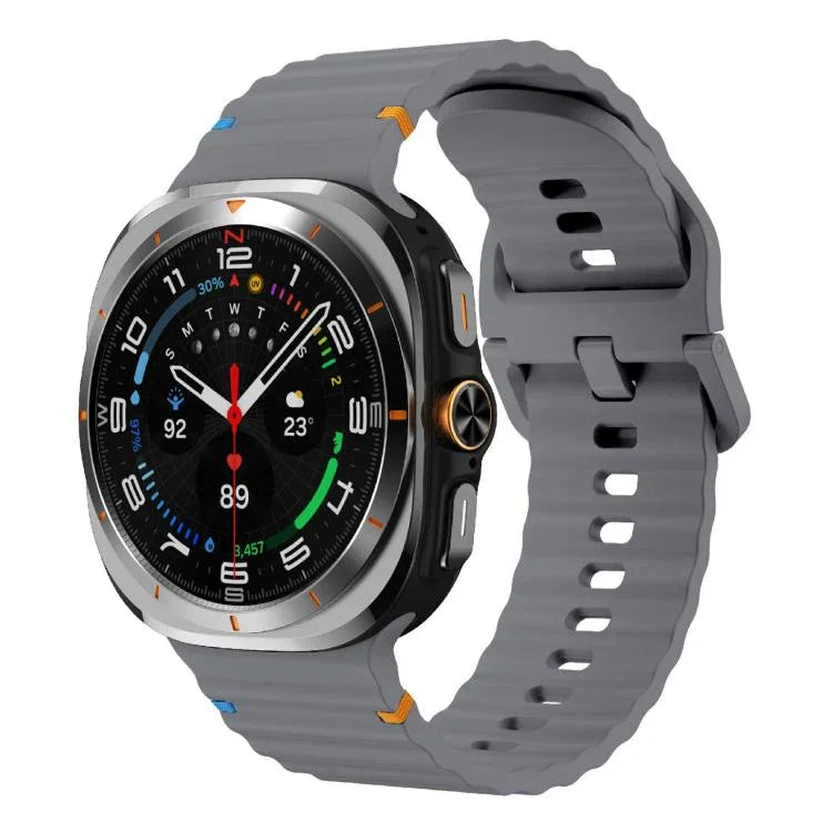 สายซิลิโคน Kalebol เย็บลายคลื่น สำหรับ Samsung Galaxy Watch Ultra 47 มม. / Ultra 2025