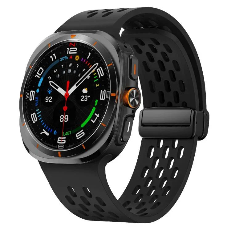 สายซิลิโคน Kalebol ตาข่ายแม่เหล็ก สำหรับ Samsung Galaxy Watch Ultra 47 มม. / Ultra 2025