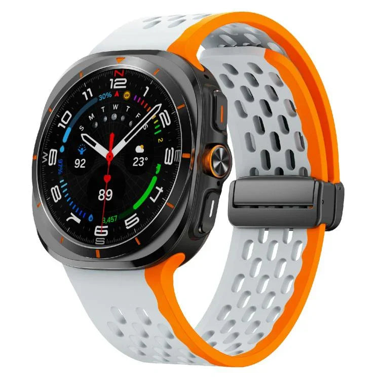สายซิลิโคน Kalebol ตาข่ายแม่เหล็ก สำหรับ Samsung Galaxy Watch Ultra 47 มม. / Ultra 2025