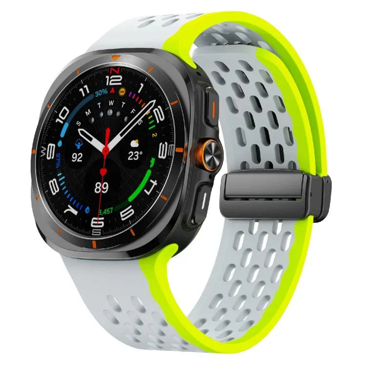 สายซิลิโคน Kalebol ตาข่ายแม่เหล็ก สำหรับ Samsung Galaxy Watch Ultra 47 มม. / Ultra 2025