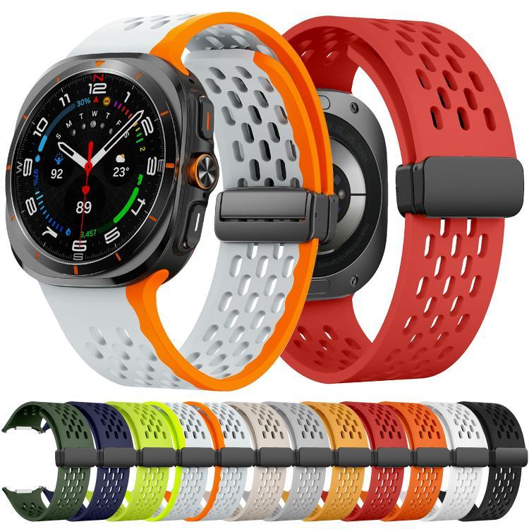 สายซิลิโคน Kalebol ตาข่ายแม่เหล็ก สำหรับ Samsung Galaxy Watch Ultra 47 มม. / Ultra 2025