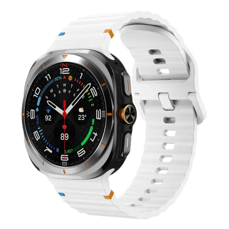 Kalebol Wave Stitching Silicone Strap, For Samsung Galaxy Watch Ultra 47mm / Ultra 2025