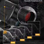 อุปกรณ์ส่องทางไกลดิจิทัลกลางคืน NVG800LS หน้าจอ LCD ขนาด 3 นิ้ว