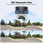 กล้องโดม PTZ มุมกว้างพิเศษหลายเลนส์ 8MP HD SriHome SH055B, SH055B