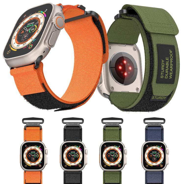 สายไนลอนสองท่อนเรียบง่าย Kalebol สำหรับ Apple Watch 46 มม. / 49 มม. / 45 มม. / 44 มม., สำหรับ Apple Watch 42 มม. / 41 มม. / 40 มม. / 38 มม.