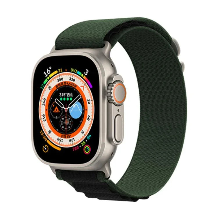 สายรัดนาฬิกาไนลอนวง Kalebol Aline สำหรับ Apple Watch 46 มม. / 49 มม. / 45 มม. / 44 มม., สำหรับ Apple Watch 42 มม. / 41 มม. / 40 มม. / 38 มม.