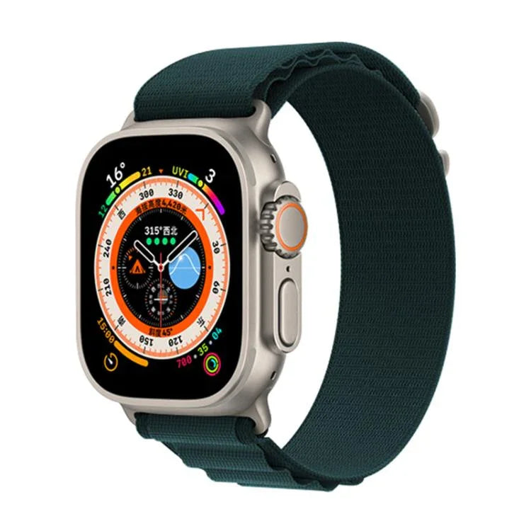 สายรัดนาฬิกาไนลอนวง Kalebol Aline สำหรับ Apple Watch 46 มม. / 49 มม. / 45 มม. / 44 มม., สำหรับ Apple Watch 42 มม. / 41 มม. / 40 มม. / 38 มม.