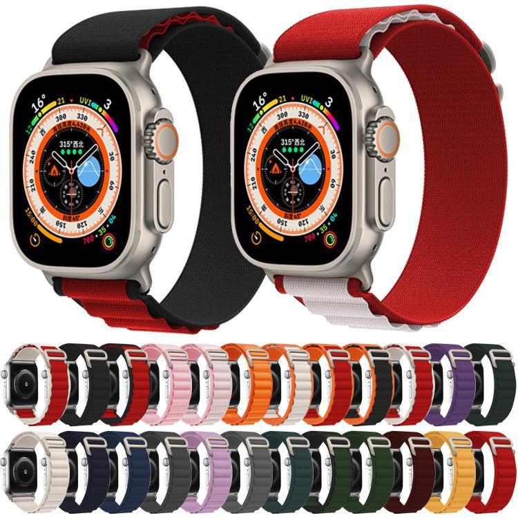 สายรัดนาฬิกาไนลอนวง Kalebol Aline สำหรับ Apple Watch 46 มม. / 49 มม. / 45 มม. / 44 มม., สำหรับ Apple Watch 42 มม. / 41 มม. / 40 มม. / 38 มม.