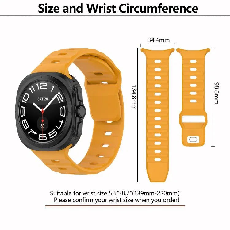 สายซิลิโคน Kalebol หัวเข็มขัดสี่เหลี่ยม สำหรับ Samsung Galaxy Watch Ultra 47 มม. / Ultra 2025