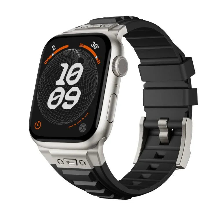 สายรัดนาฬิกาซิลิโคนยืดหยุ่นสูง Kalebol Armor สำหรับ Apple Watch 46 มม. / 49 มม. / 45 มม. / 44 มม.