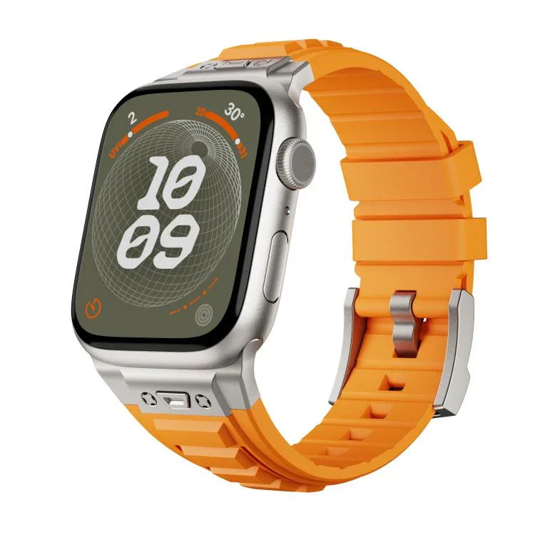 สายรัดนาฬิกาซิลิโคนยืดหยุ่นสูง Kalebol Armor สำหรับ Apple Watch 46 มม. / 49 มม. / 45 มม. / 44 มม.