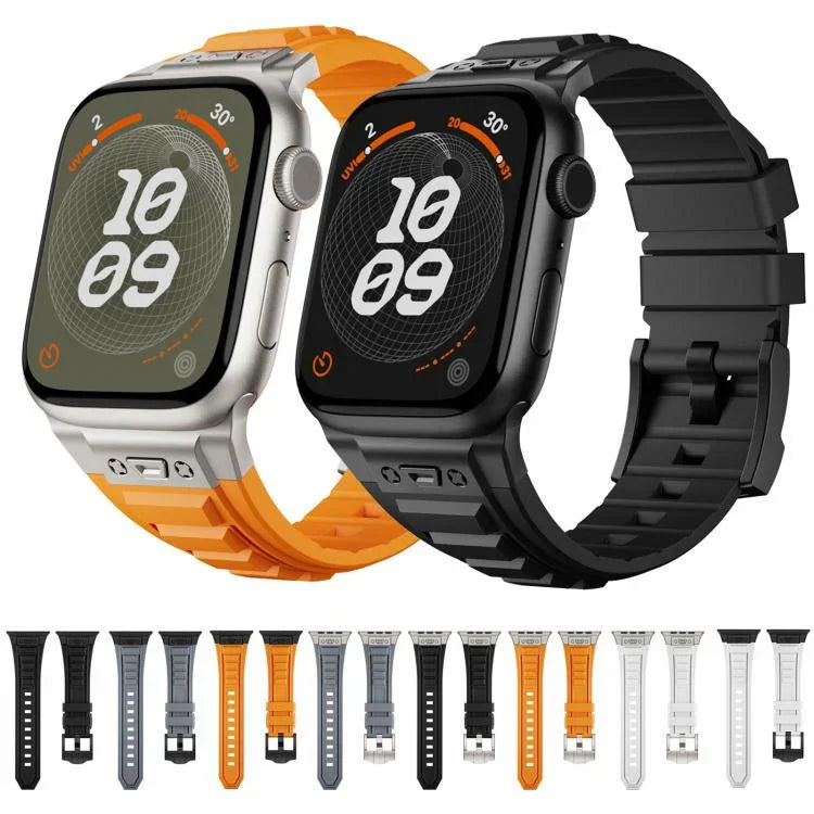 สายรัดนาฬิกาซิลิโคนยืดหยุ่นสูง Kalebol Armor สำหรับ Apple Watch 46 มม. / 49 มม. / 45 มม. / 44 มม.