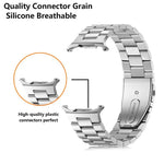 สายเหล็กลูกปัดสามเม็ด Kalebol สำหรับ Samsung Galaxy Watch Ultra 47 มม. / Ultra 2025