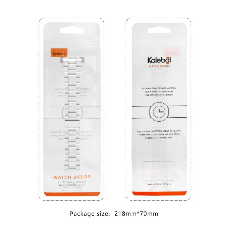 สายเหล็กลูกปัดสามเม็ด Kalebol สำหรับ Samsung Galaxy Watch Ultra 47 มม. / Ultra 2025