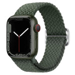 สายรัดนาฬิกาไนลอนถัก Kalebol แบบหัวเข็มขัดแปดตัว สำหรับ Apple Watch 46 มม. / 49 มม. / 45 มม. / 44 มม., สำหรับ Apple Watch 42 มม. / 41 มม. / 40 มม. / 38 มม.