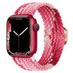 สายรัดนาฬิกาไนลอนถัก Kalebol แบบหัวเข็มขัดแปดตัว สำหรับ Apple Watch 46 มม. / 49 มม. / 45 มม. / 44 มม., สำหรับ Apple Watch 42 มม. / 41 มม. / 40 มม. / 38 มม.