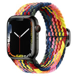 สายรัดนาฬิกาไนลอนถัก Kalebol แบบหัวเข็มขัดแปดตัว สำหรับ Apple Watch 46 มม. / 49 มม. / 45 มม. / 44 มม., สำหรับ Apple Watch 42 มม. / 41 มม. / 40 มม. / 38 มม.