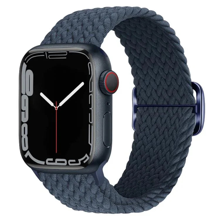 สายรัดนาฬิกาไนลอนถัก Kalebol แบบหัวเข็มขัดแปดตัว สำหรับ Apple Watch 46 มม. / 49 มม. / 45 มม. / 44 มม., สำหรับ Apple Watch 42 มม. / 41 มม. / 40 มม. / 38 มม.
