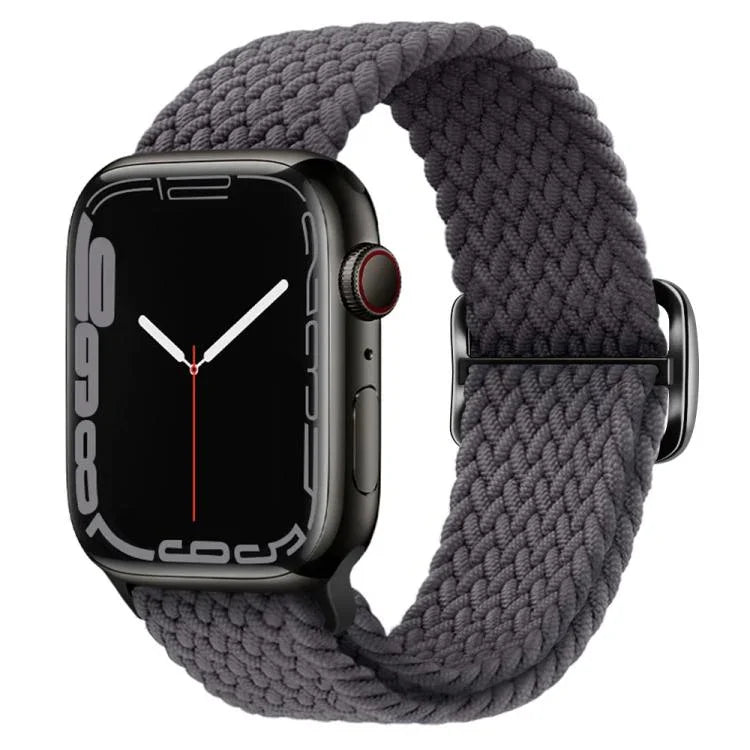 สายรัดนาฬิกาไนลอนถัก Kalebol แบบหัวเข็มขัดแปดตัว สำหรับ Apple Watch 46 มม. / 49 มม. / 45 มม. / 44 มม., สำหรับ Apple Watch 42 มม. / 41 มม. / 40 มม. / 38 มม.