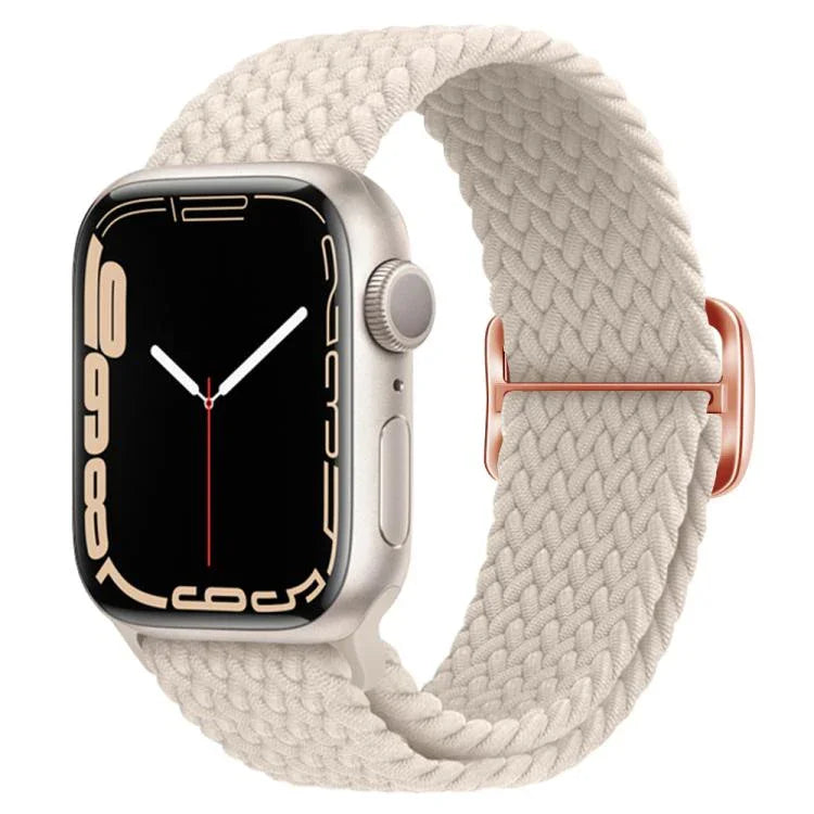 สายรัดนาฬิกาไนลอนถัก Kalebol แบบหัวเข็มขัดแปดตัว สำหรับ Apple Watch 46 มม. / 49 มม. / 45 มม. / 44 มม., สำหรับ Apple Watch 42 มม. / 41 มม. / 40 มม. / 38 มม.