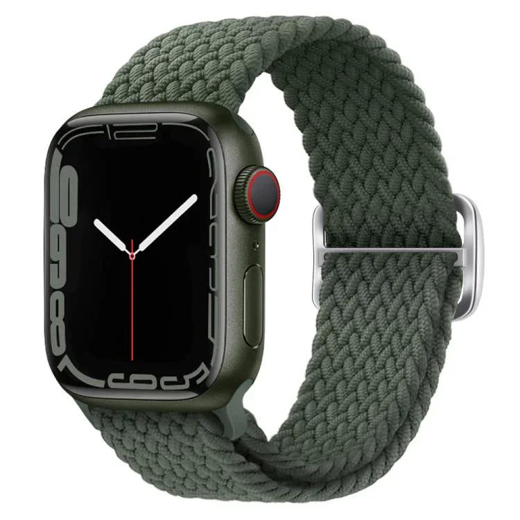 สายรัดนาฬิกาไนลอนถัก Kalebol แบบหัวเข็มขัดแปดตัว สำหรับ Apple Watch 46 มม. / 49 มม. / 45 มม. / 44 มม., สำหรับ Apple Watch 42 มม. / 41 มม. / 40 มม. / 38 มม.