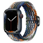 สายรัดนาฬิกาไนลอนถัก Kalebol แบบหัวเข็มขัดแปดตัว สำหรับ Apple Watch 46 มม. / 49 มม. / 45 มม. / 44 มม., สำหรับ Apple Watch 42 มม. / 41 มม. / 40 มม. / 38 มม.