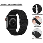 สายรัดนาฬิกาไนลอนถัก Kalebol แบบหัวเข็มขัดแปดตัว สำหรับ Apple Watch 46 มม. / 49 มม. / 45 มม. / 44 มม., สำหรับ Apple Watch 42 มม. / 41 มม. / 40 มม. / 38 มม.