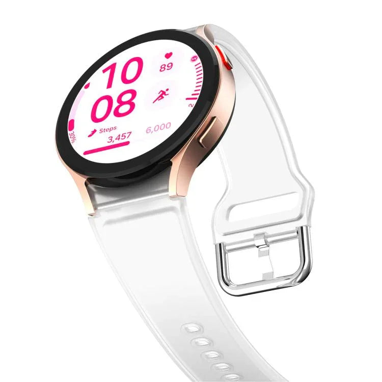 สายซิลิโคน Kalebol Glacier โปร่งแสง สำหรับ Samsung Galaxy Watch 7 / 6 / 5 / 4