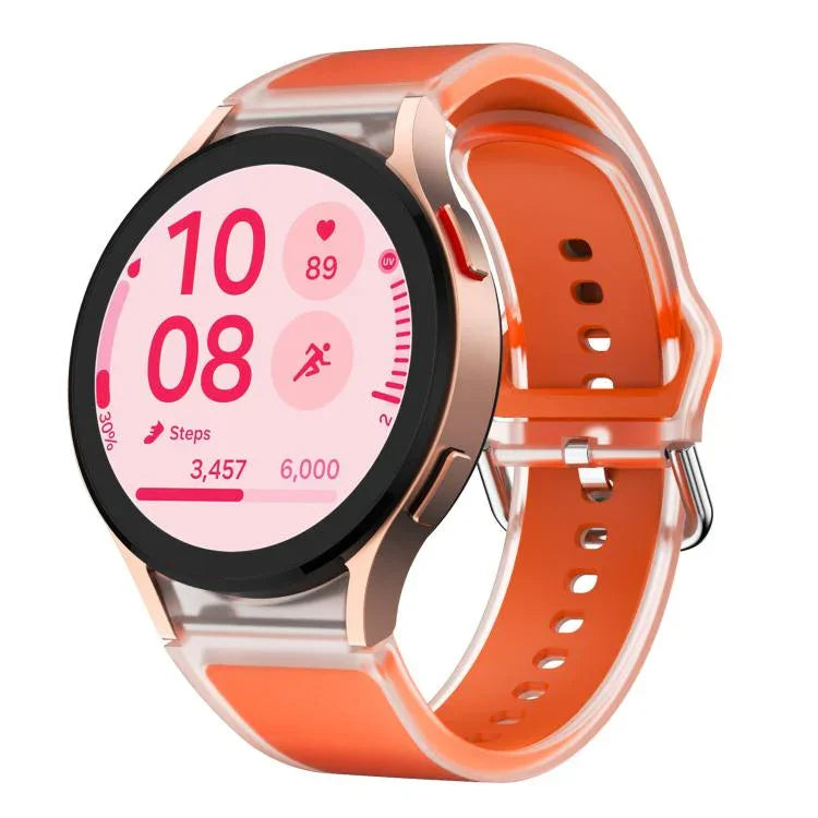 สายซิลิโคน Kalebol Glacier โปร่งแสง สำหรับ Samsung Galaxy Watch 7 / 6 / 5 / 4