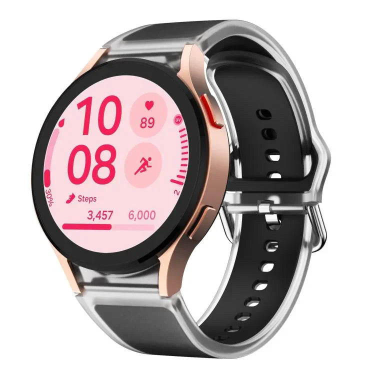สายซิลิโคน Kalebol Glacier โปร่งแสง สำหรับ Samsung Galaxy Watch 7 / 6 / 5 / 4
