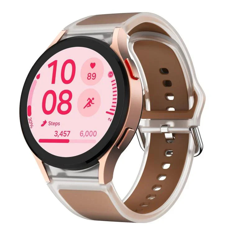 สายซิลิโคน Kalebol Glacier โปร่งแสง สำหรับ Samsung Galaxy Watch 7 / 6 / 5 / 4