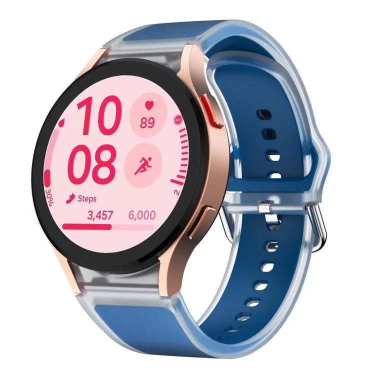 สายซิลิโคน Kalebol Glacier โปร่งแสง สำหรับ Samsung Galaxy Watch 7 / 6 / 5 / 4
