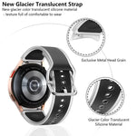สายซิลิโคน Kalebol Glacier โปร่งแสง สำหรับ Samsung Galaxy Watch 7 / 6 / 5 / 4