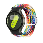สายรัดนาฬิกา Kalebol แบบถักพร้อมหัวเข็มขัดแม่เหล็กและปุ่ม สำหรับ Samsung Galaxy Watch 5 Pro / 6 / 7