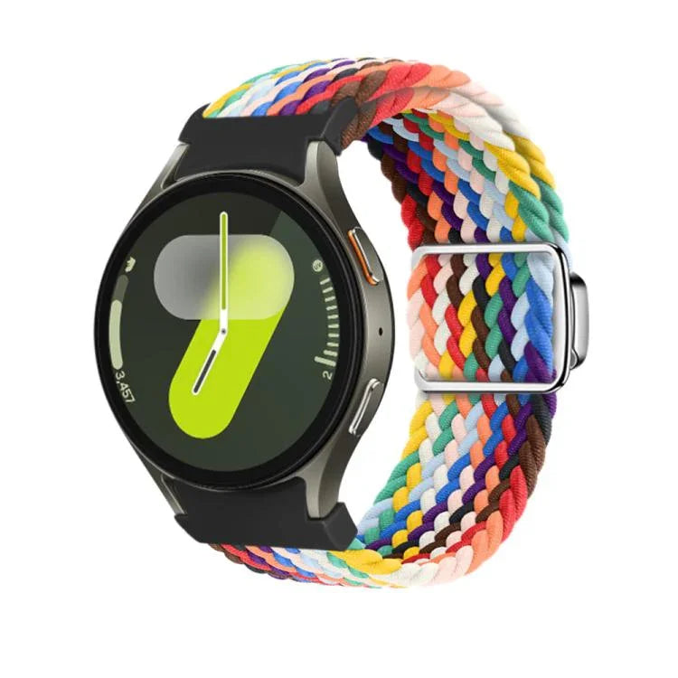 สายรัดนาฬิกา Kalebol แบบถักพร้อมหัวเข็มขัดแม่เหล็กและปุ่ม สำหรับ Samsung Galaxy Watch 5 Pro / 6 / 7