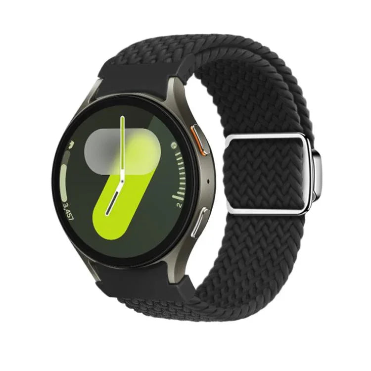 สายรัดนาฬิกา Kalebol แบบถักพร้อมหัวเข็มขัดแม่เหล็กและปุ่ม สำหรับ Samsung Galaxy Watch 5 Pro / 6 / 7