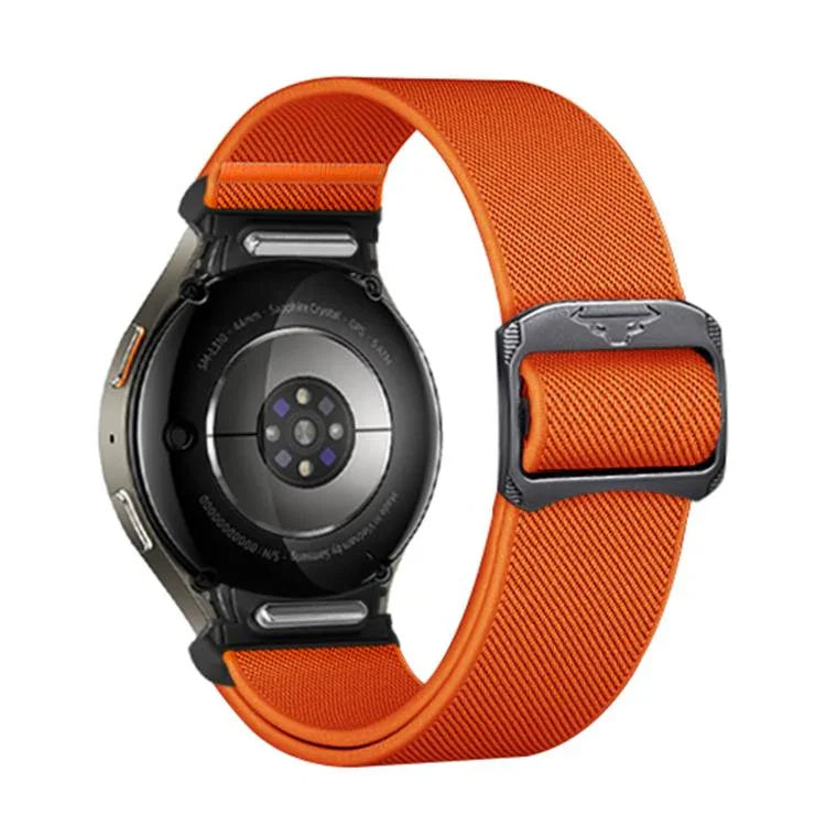 Kalebol Button Elastic Nylon Watch Band, For Samsung Galaxy Watch 5 Pro / 6 / 7