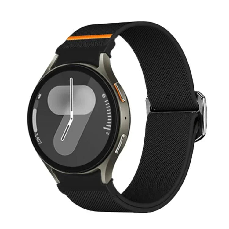 Kalebol Button Elastic Nylon Watch Band, For Samsung Galaxy Watch 5 Pro / 6 / 7