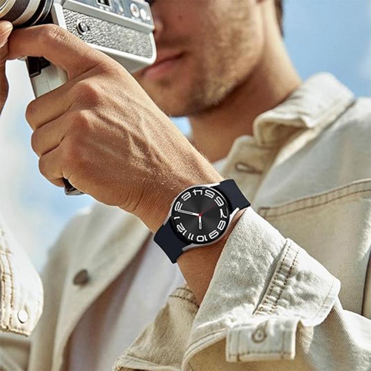 สายรัดนาฬิกาซิลิโคน Kalebol หัวเข็มขัดโลหะ สำหรับ Samsung Galaxy Watch 7 / 6 / 5 / 4